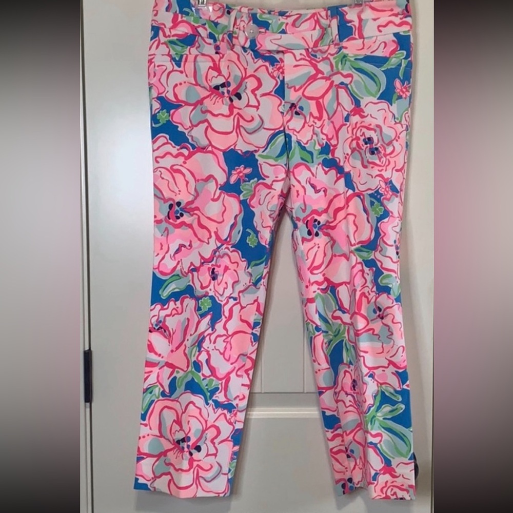 Lilly Pulitzer Pink & Blue Floral pants